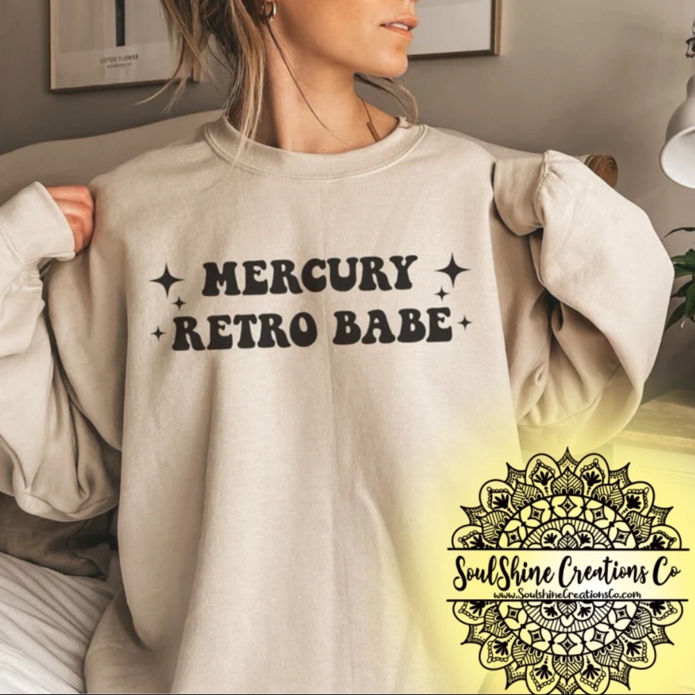 Mercury Retro Babe Crewneck Sweater